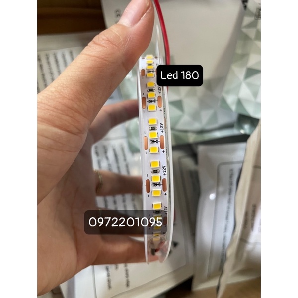 Cuộn Led dây dán 2835 12V 120, 180, 240 mắt led - Ánh sáng vàng, trắng, trung tính