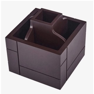 Khay cắm bút bằng gỗ HX -1007A đế xoay 5 ngăn đẹp và độc đáo