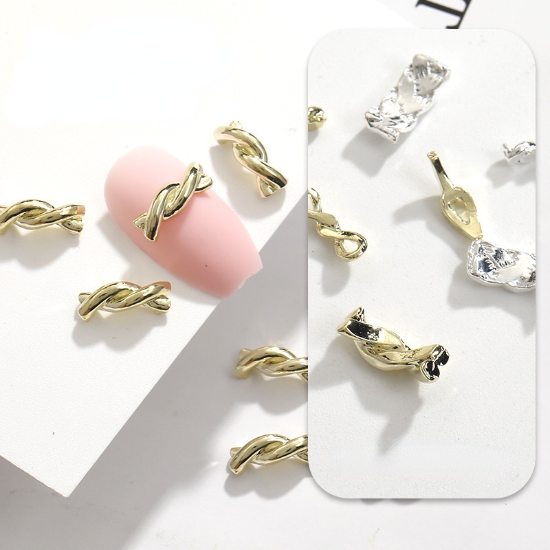 Phụ Kiện Trang Trí Móng Tay Bằng Hợp Kim Thiết Kế Mới Cao Cấp Thời Trang