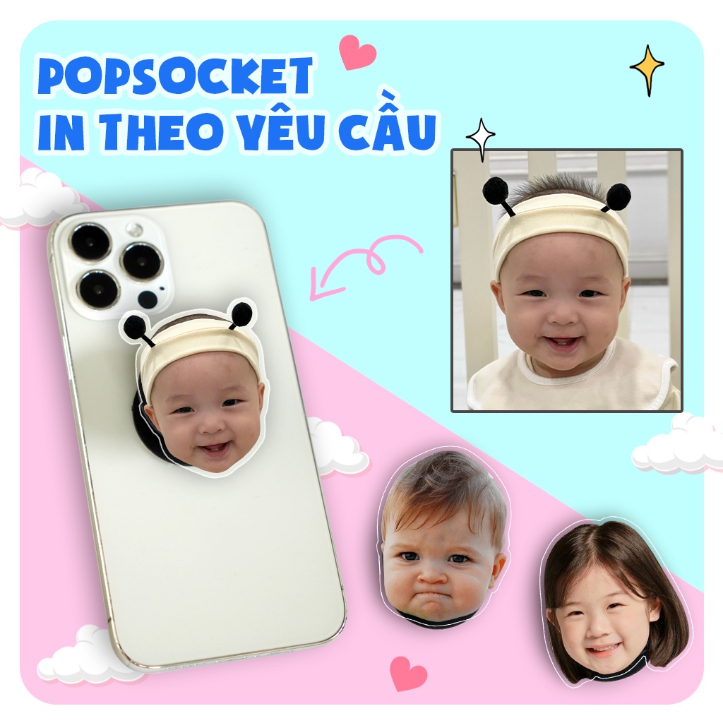 Giá đỡ điện thoại đa năng in theo yêu cầu Popsocket điện thoại Wrightcase