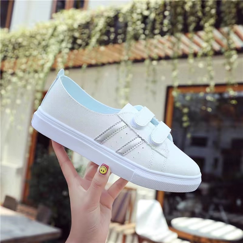 Giầy ba ta hai vạch da mềm thời trang kiểu Hàn Quốc hiện đại trẻ trung êm chân nhẹ nhàng Ulzzangshop520