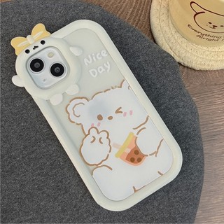 Ốp Lưng Nơ Trong Suốt Iphone/Andoid - Nice Day !!!