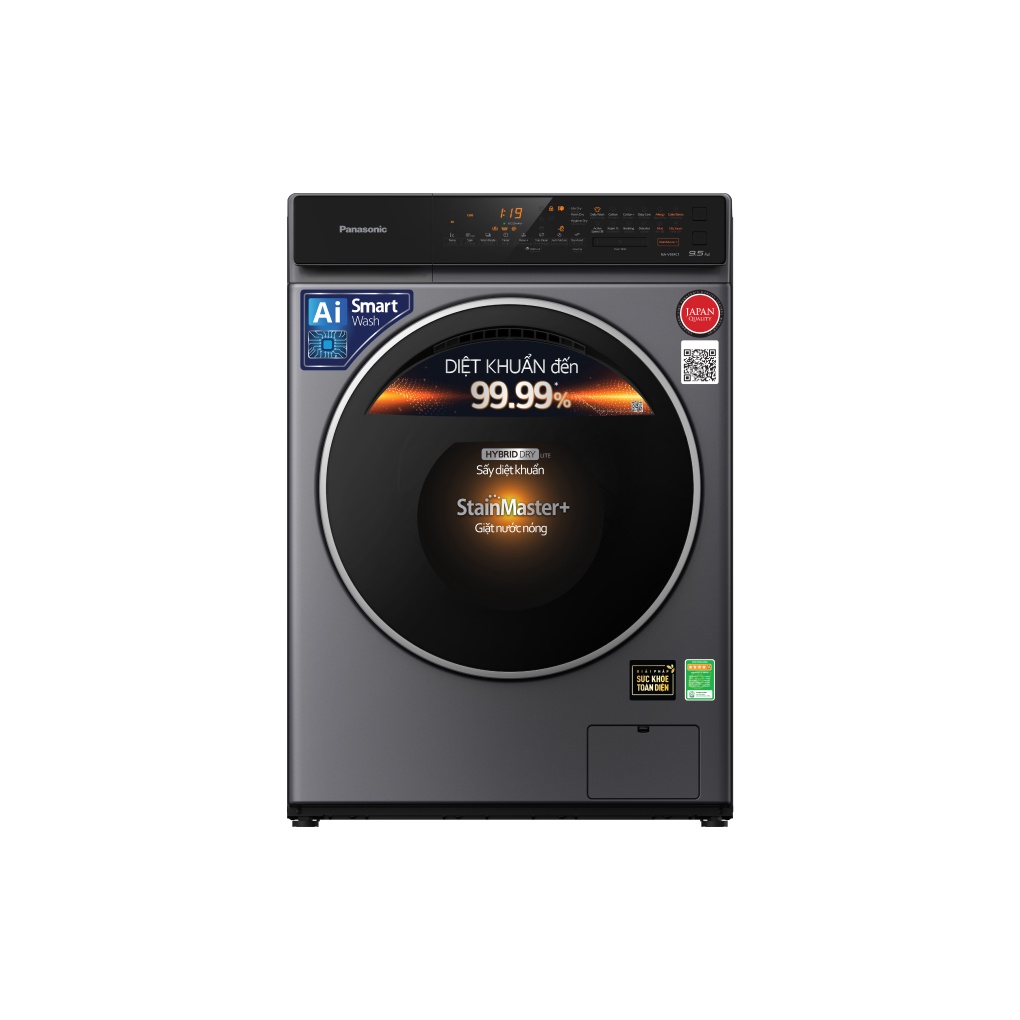 Máy giặt Panasonic Inverter 9.5 Kg NA-V95FC1LVT 2022