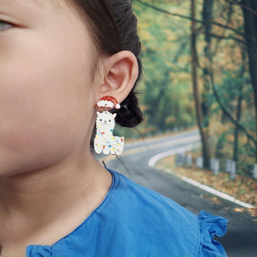 Bông Tai Hình Khủng Long Trang Trí Cây Thông Giáng Sinh Năm Mới