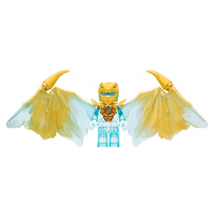 892293 LEGO Ninjago Crystalized Golden Dragon Zane foil pack - Nhân vật Zane rồng vàng