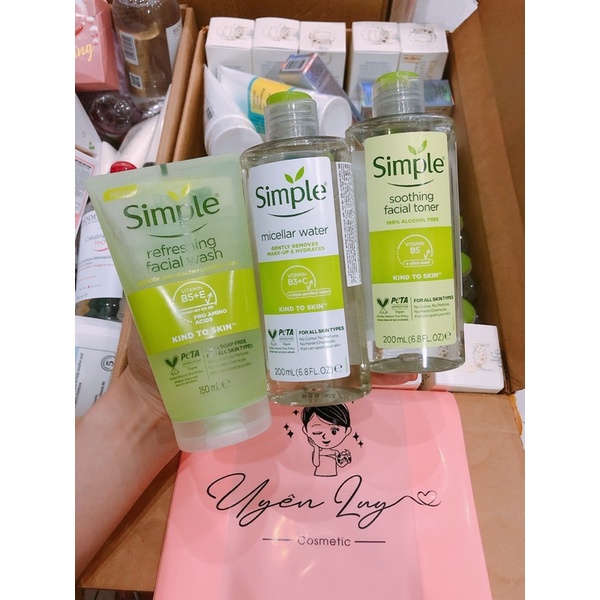 Sữa rửa mặt Simple (mẫu mới)
