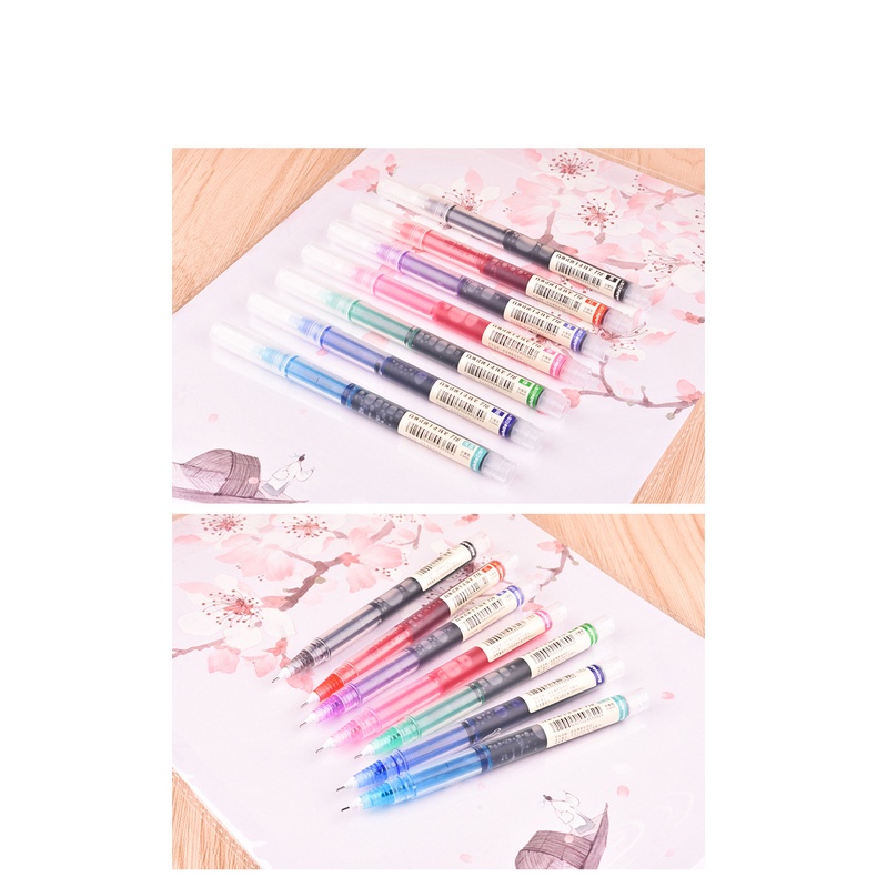 Bút Bi Dạng Lỏng Nhanh Khô T16 Màu Sắc Xinh Xắn bút gel nhiều màu Ruột bút gel bút nhiều màu Bút mực bút bi nước cute bút cute giá rẻ