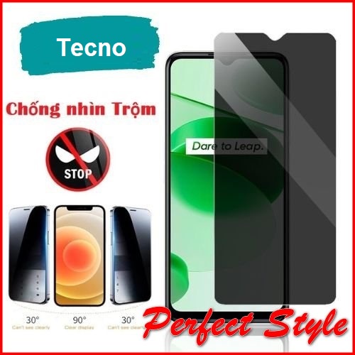 Cường Lực chống nhìn Trộm Tecno Spark 7 7T Spark 8c Spark 6 go 10 Pop 5 LTE Pova 4 pro Pova Neo 2 3