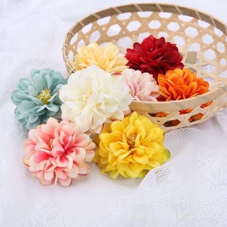 Đầu bông cúc pháp -bông to 8cm. hoa lụa cao cấpo