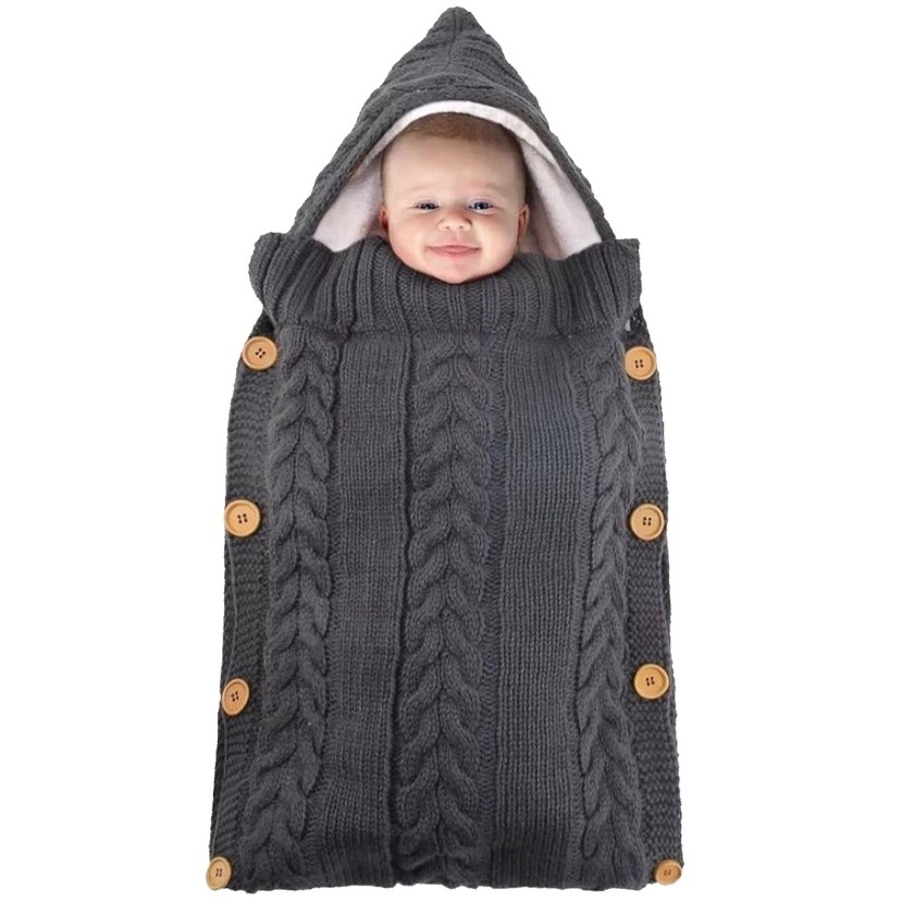 Kén ngủ trẻ em len dệt kim HINATA - KN04