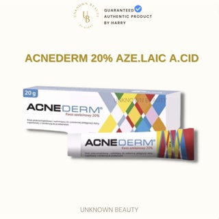 Acnederm 20% Azelaic acid giảm mụn, mờ thâm 20g | Unknown Beauty