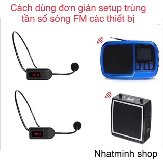 Mic trợ giảng đa năng sóng FM.