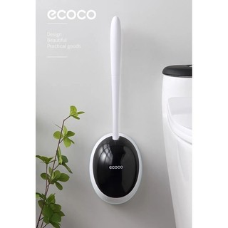 Chổi cọ vệ sinh tròn Ecoco dán tường, gọn gàng, hàng cao cấp đóng hộp