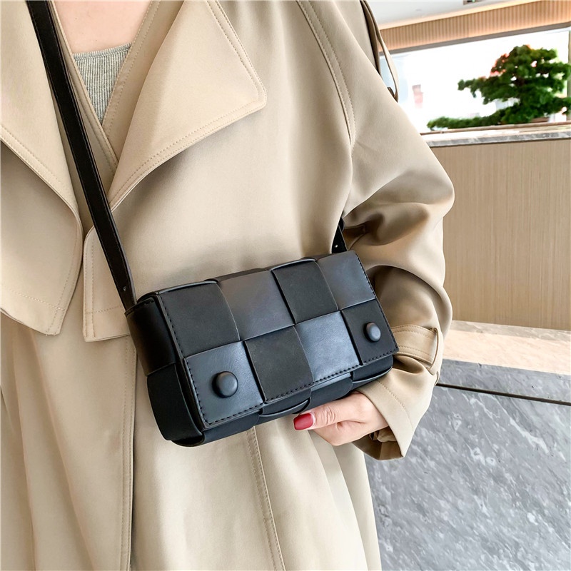 Túi đeo chéo IELGY từ vải dệt nhám phong cách cổ điển tùy chọn màu sắc dành cho nữ