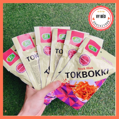 Gói Snack hình TOKBOKKI - Đồ Ăn Vặt Cay Thơm Ngon