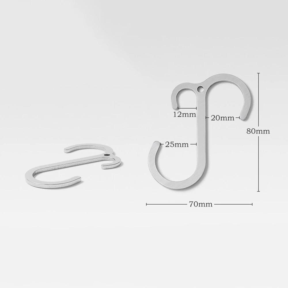 Móc Treo Vật Dụng Hình Chữ S Gọn Nhẹ Cho Cắm Trại