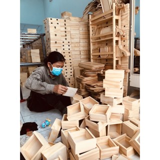 Hộp gỗ cắm hoa (Hộp gỗ trồng cây)