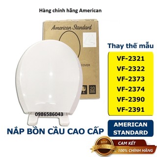 Nắp bồn cầu american standard rơi êm dùng cho các mã cầu vf 2321, vf 2322, vf 2373, vf 2374, vf 2390, vf 2391