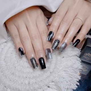 Sơn Gel Nứt Đen Trắng