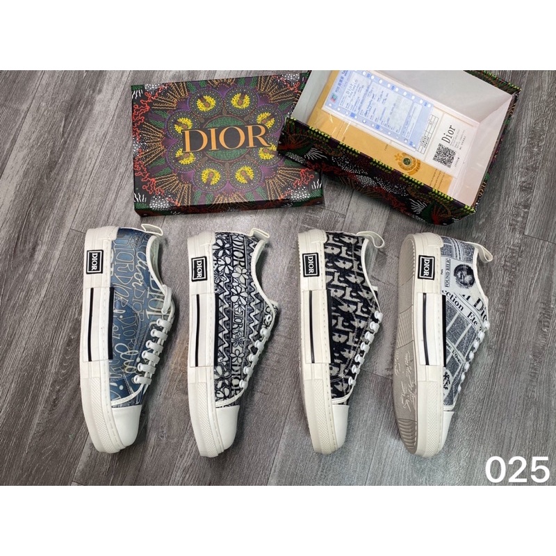 giầy buộc dây diorr - Giầy nam Dio các mẫu bản cổ thấp đế 3 phân