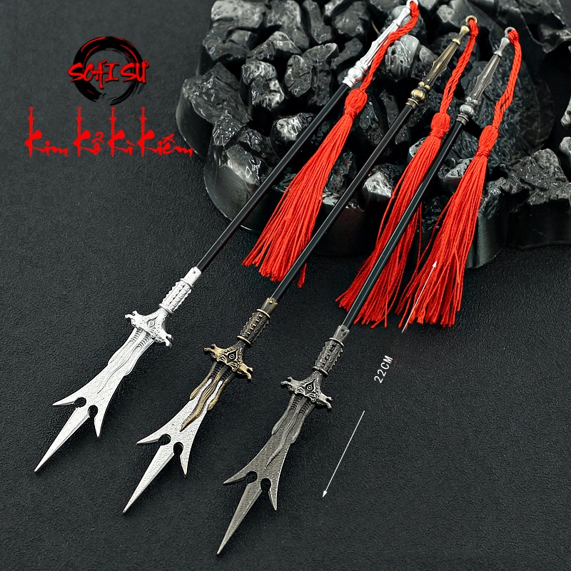Mô hình Tam Tiêm Lưỡng Nhận 22CM, 30CM - Dương Tiễn - Phong Thần Diễn Nghĩa