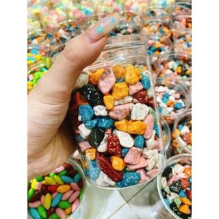 Kẹo sỏi đá nhân socola hủ 400g, 600g