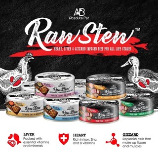 Pate Absolute Holistic Raw Stew cho Chó Mèo (80g)