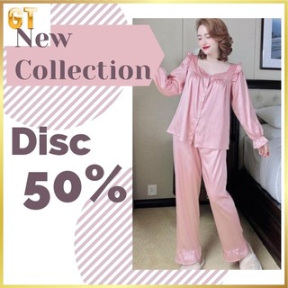 Đồ ngủ,Đồ bộ pijama tiểu thư cổ vuông free size dưới 60 kg