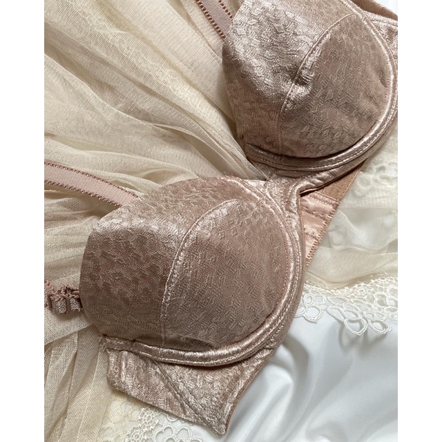 Áo ngực nâu xẻ dáng V 2hand