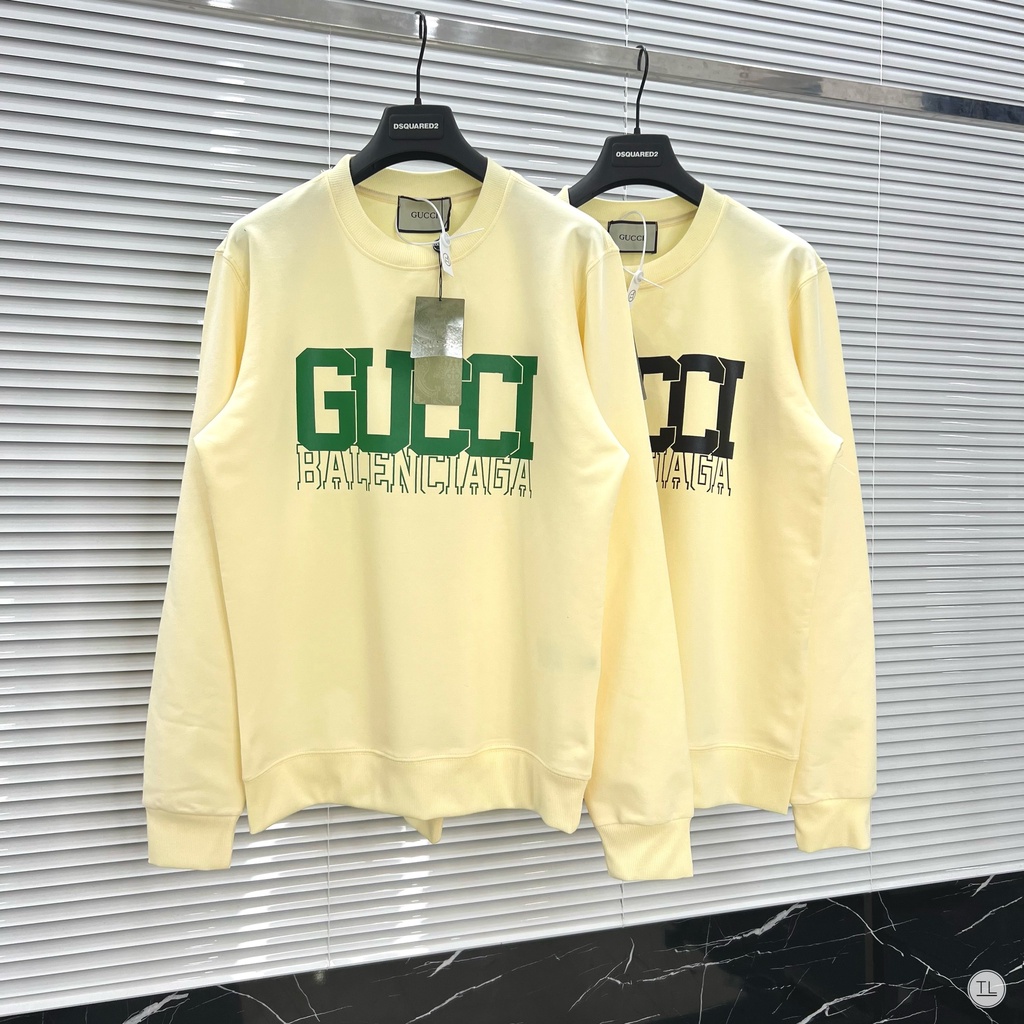 🔥Hot🔥Áo nỉ Gucci in chữ hot trend Nam Nữ Thu Đông 2022