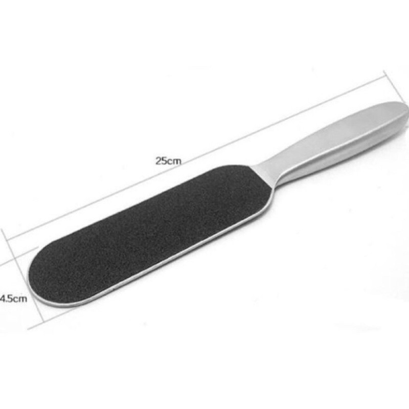 Cây Chà gót Inox 21cm/ 25cm-Miếng thay nhám mịn