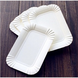 Dĩa giấy đựng bánh kem, dĩa bánh sinh nhật dùng 1 lần - 10 cái/50 cái