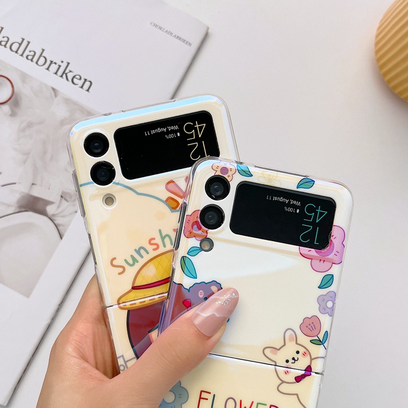 Ốp Điện Thoại Cứng Họa Tiết Hoạt Hình Blu-ray Cho Samsung Galaxy Z Flip 3 5G Z Flip 4 Z Flip4