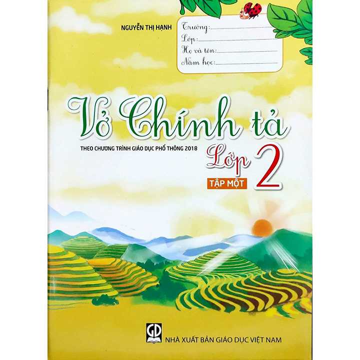 Sách - Vở chính tả lớp 2 - Theo chương trình giáo dục phổ thông 2018