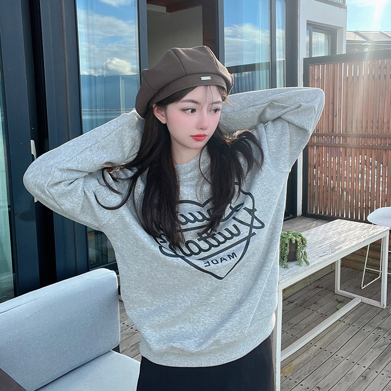 Mũ Beret Màu Đen Đính Nhãn Kim Loại Thời Trang Thu Đông Nhật Hàn