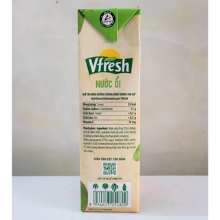 [Hộp 1 Lít] NƯỚC ỔI VFRESH [VN] VINAMILK Guava Nectar Fruit Juice (halal)