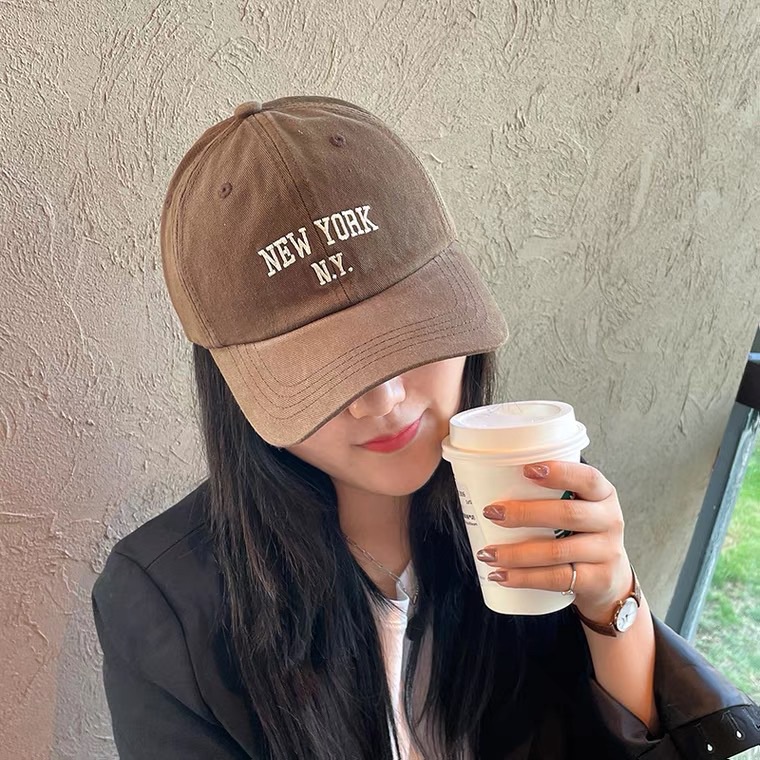 Mũ kết lưỡi trai New York hot trend Hàn Quốc chất kaki Nam Nữ T05
