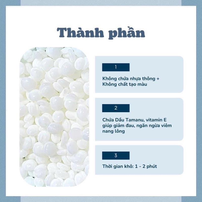 Combo 100gr sáp wax lông, chén silicone tặng kèm que gỗ