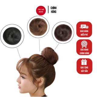 Búi Tóc Giả Cao Cấp - Búi củ tỏi dây rút tiện lợi, dễ dàng sử dụng | Tóc giả Wow