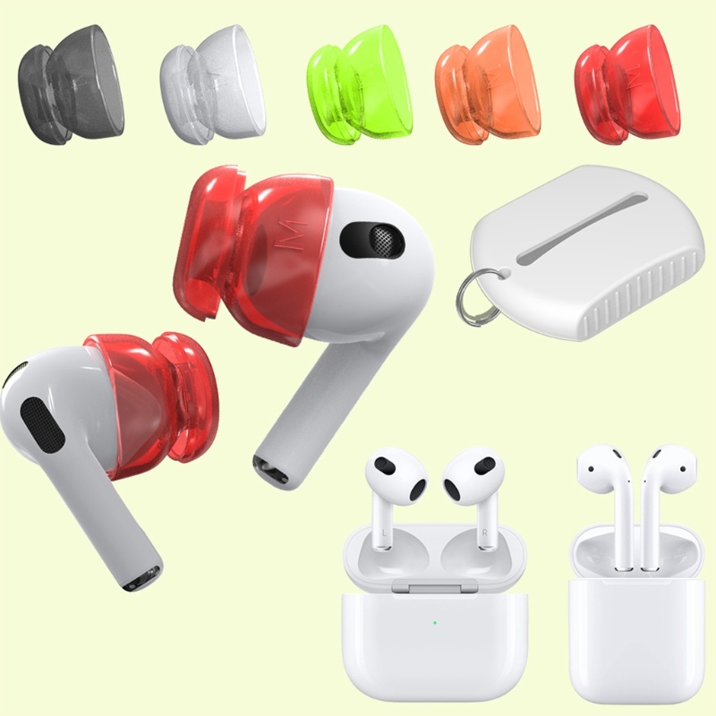 [3C] Vỏ Bảo Vệ Tai Nghe Nhét Tai Không Dây Bằng Silicon Phù Hợp Với 1 2 3 Ear H