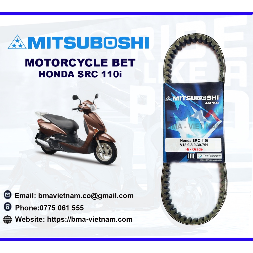 Dây curoa Mitsuboshi cho Honda SRC
