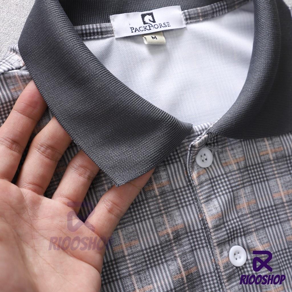 Áo thun polo nam, áo có cổ nam họa tiết vnxk vải dày, đẹp, form rộng, có size lớn, đơn giản, cộc tay RIOOSHOP RSP018