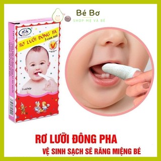 Combo 10 hộp Rơ lưỡi, gạc tưa lưỡi Đông Pha Bé Bơ Store