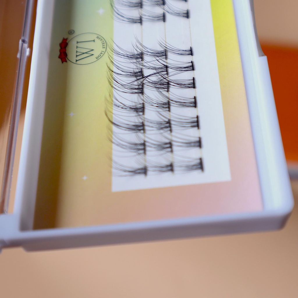 Mi Giả Tách Sợi, Mi nối, Mi Chùm W17 Phong Cách Chữ A, Chữ V, Tự Nhiên Tự Nối Tại Nhà 5 Dòng