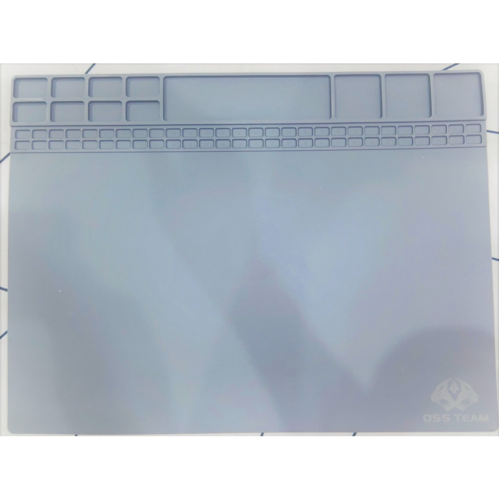 Thảm Kỹ Thuật, Tấm Lót Sửa Chữa Điện Thoại cách nhiệt Xám (305X405mm)
