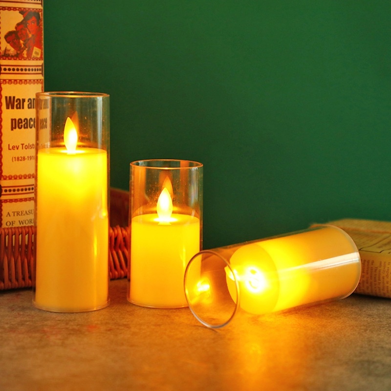 Đèn LED Hình Nến Không Lửa Chạy Bằng Pin Dùng Trang Trí