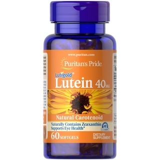 viên uống bổ mắt tăng cường thị lực Puritan's Pride Lutein 40mg 60v