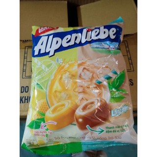 KẸO ALPENLIEBE VỊ HỒNG TRÀ SỮA & TRÀ BƯỞI MẬT ONG MẪU MỚI(94V329GR)
