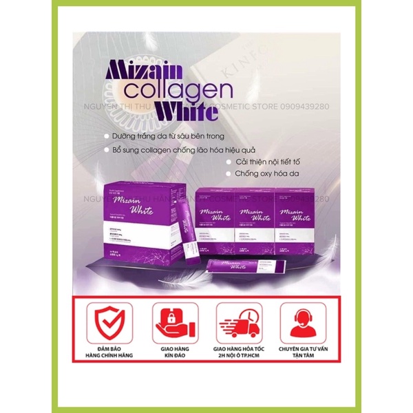 NƯỚC UỐNG TRẮNG DA MIZAIN WHITE HÀN QUỐC_CHÍNH HÃNG PHÂN PHỐI TẠI VIỆT NAM
