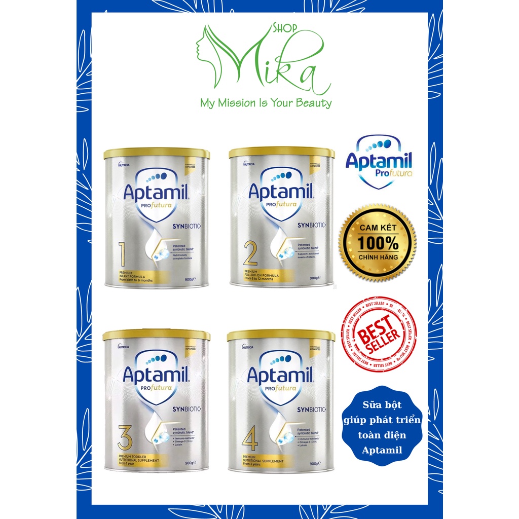 [CHÍNH HÃNG ÚC] Sữa Aptamil Profutura Synbiotic Úc 900 gram [MẪU MỚI, DATE MỚI]
